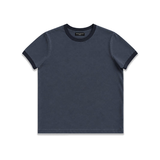 Diego Muscle Tee | Heavyweight | 13.5oz | Ringer - Tonal Vintage Black