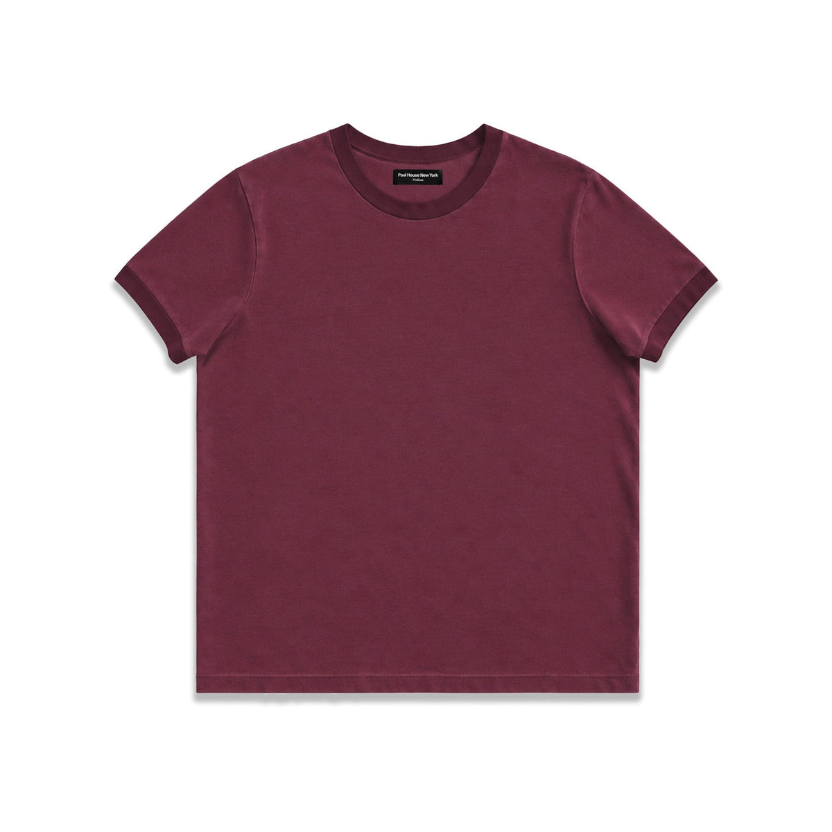 Diego Muscle Tee | Heavyweight | 13.5oz | Ringer - Tonal Vintage Burgundy