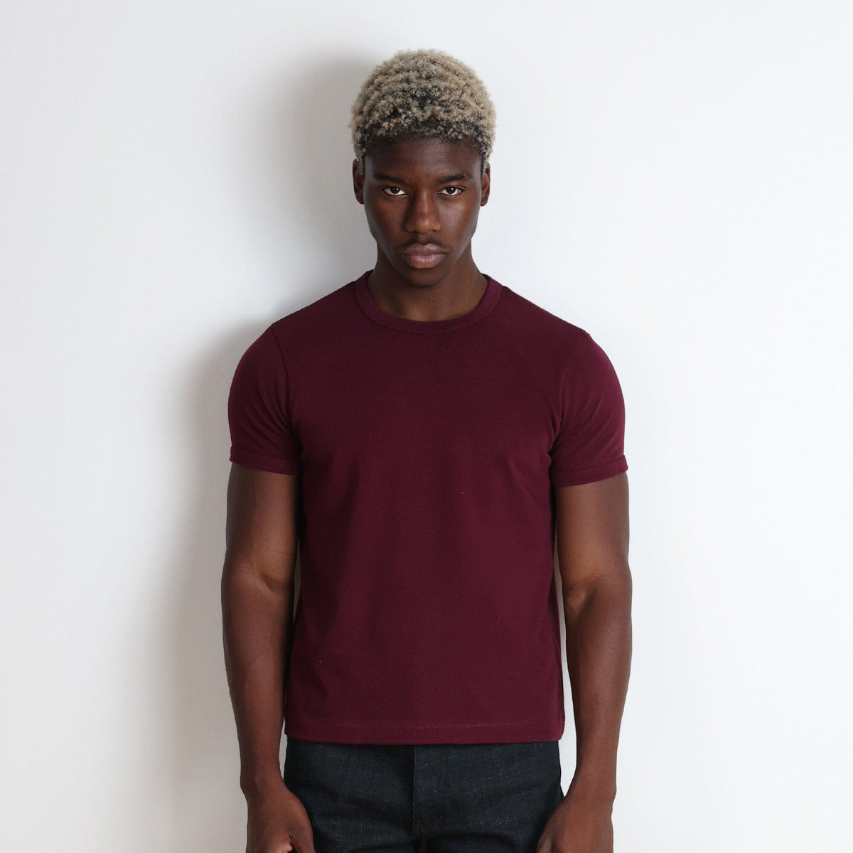 Diego Muscle Tee | Heavyweight | 13.5oz - Burgundy
