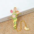 ✨Delicate Gift--🌷Metal Flower Bookmarks For Book Lovers