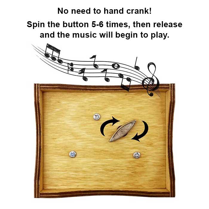 You Are My Queen Forever - Gift For Couples, Husband Wife - Music Box