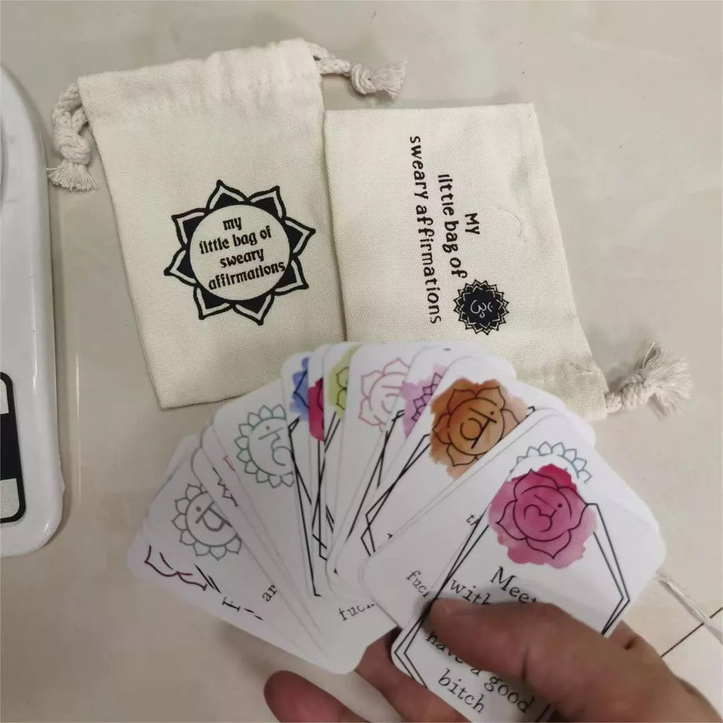 💟Funny Affirmation Card Gift With Storage Pouch💞