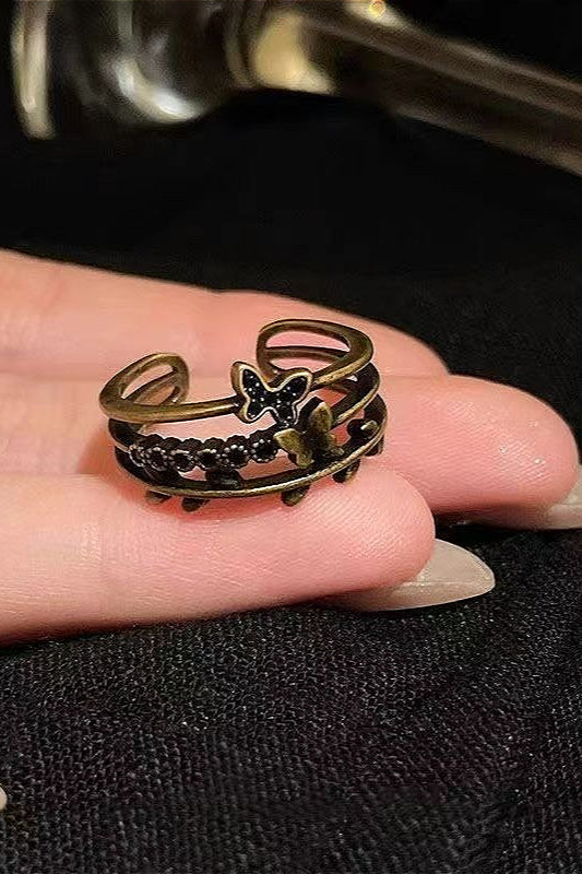 Dark Court Style Stack Ring