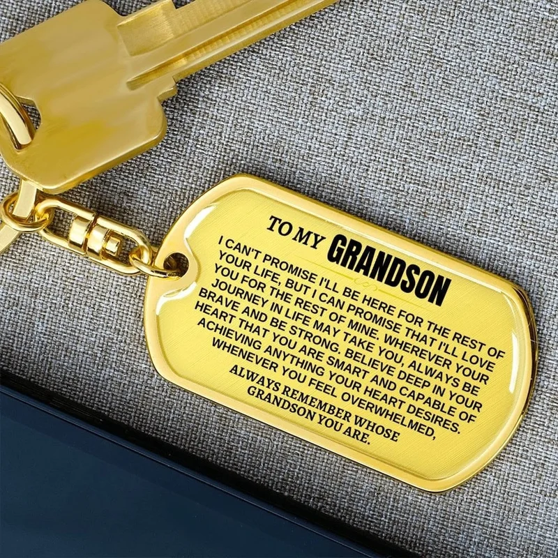 💖Keepsake for Granddaughter Keychain