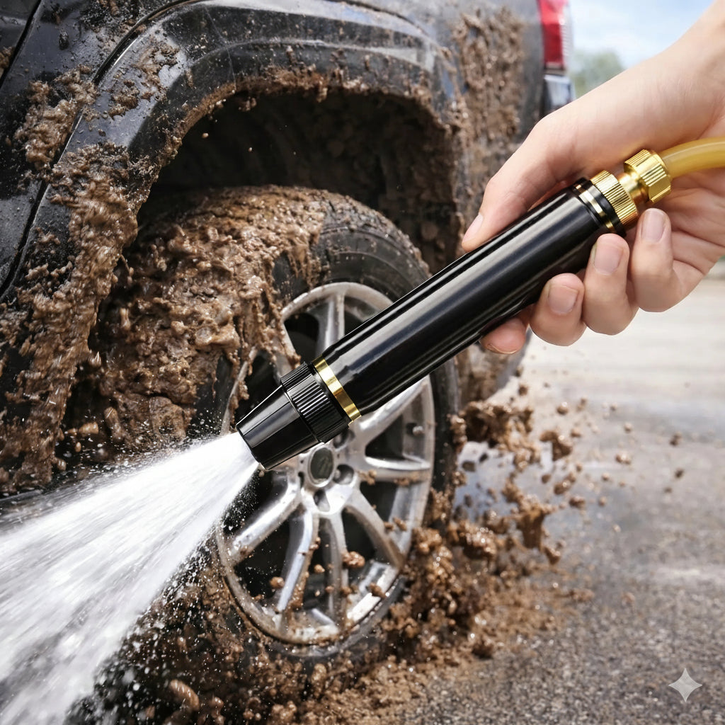 Venta caliente de verano 2026 49% de descuento-🔥Boquilla de lavado de coches de alta presión Manguera de jardín