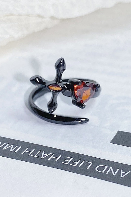 Retro Rhinestone Stackable Ring