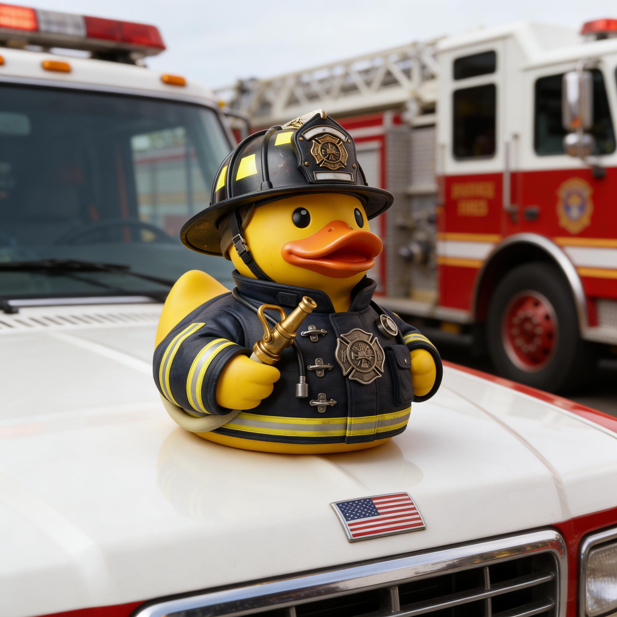 🔥Last Day 49% OFF 🚒🦆 Firefighter Hero Duck