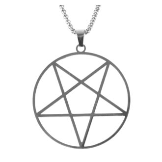 Pentagram Collar - Silver