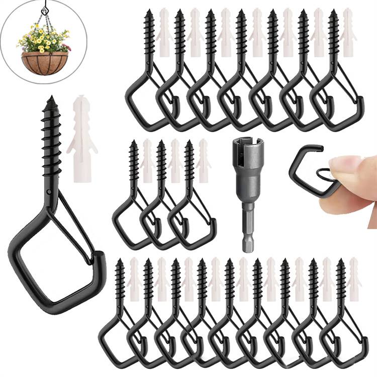 🔥LAST DAY 49% OFF - 🛠️Windproof & Rust-Resistant🔧Safety Screw Durable Metal Ceiling Hook