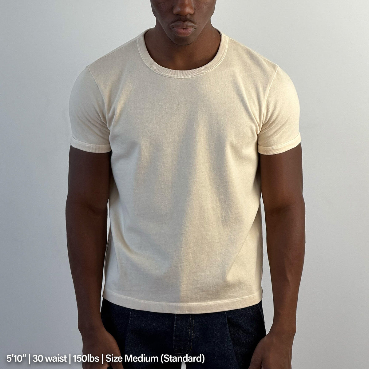 Diego Muscle Tee | Heavyweight | 13.5oz - Natural Cream