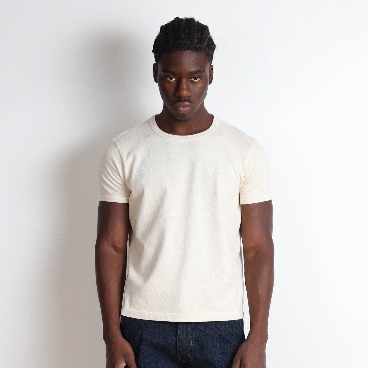 Diego Muscle Tee | Heavyweight | 13.5oz - Natural Cream