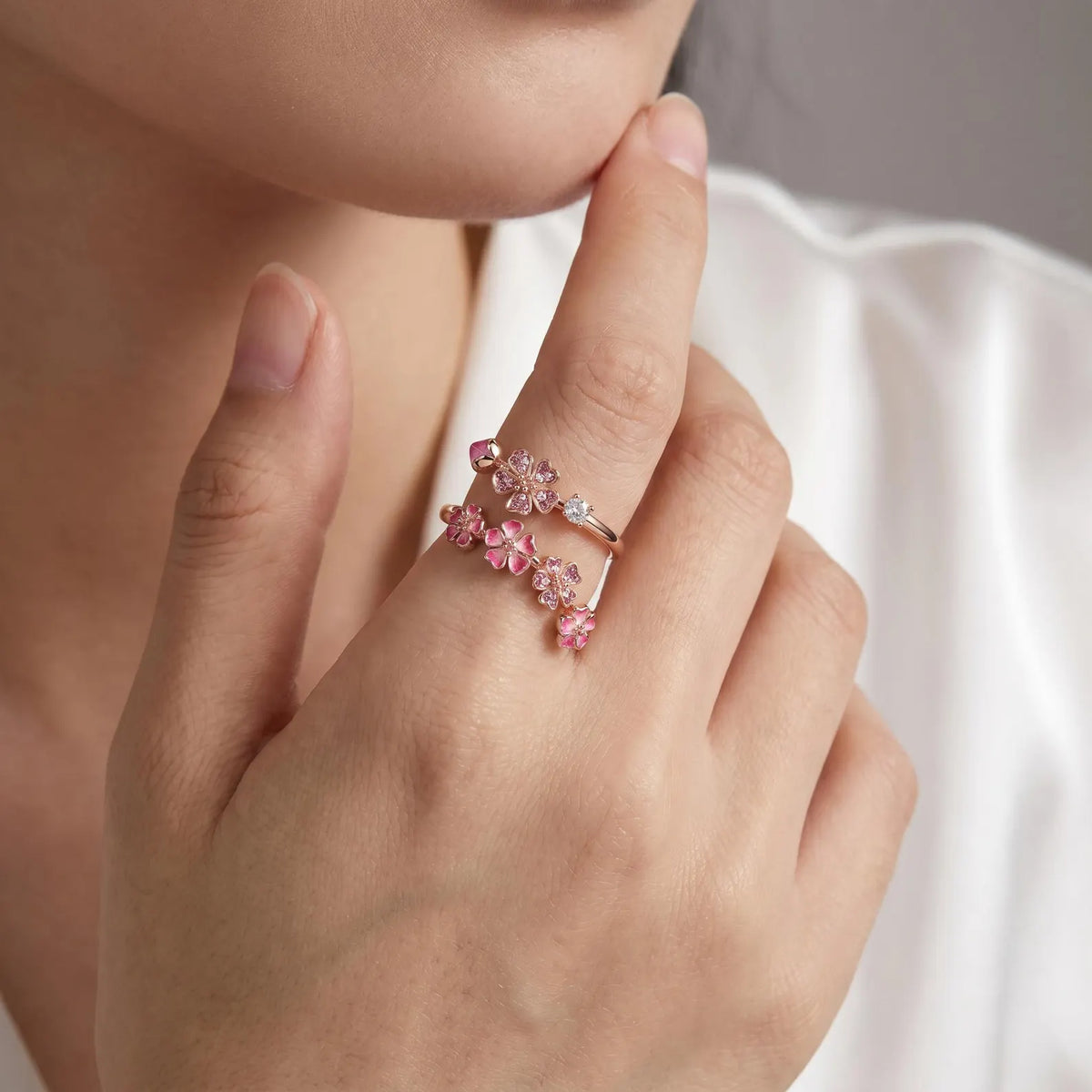 Peach Blossom Ring