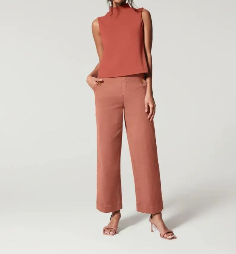 Stretch Comfortable Wide Leg Pants