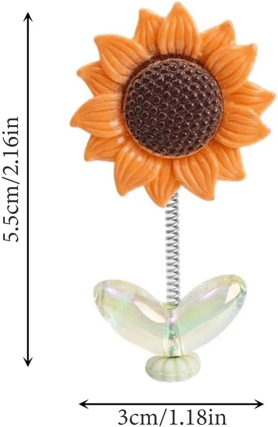 Wobble Sunflower Car Dashboard Ornament