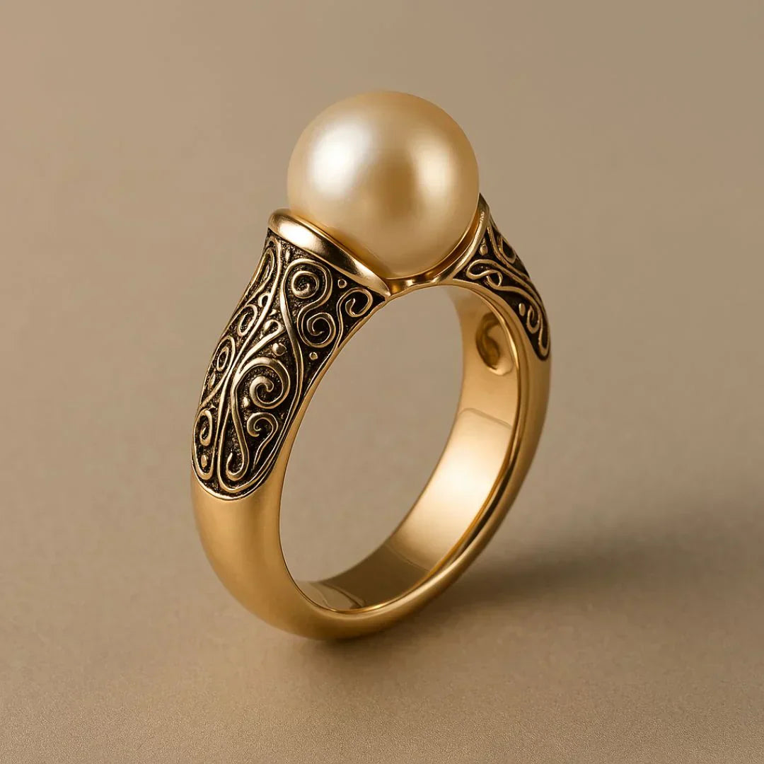 Sovereign Petal Gold Ring