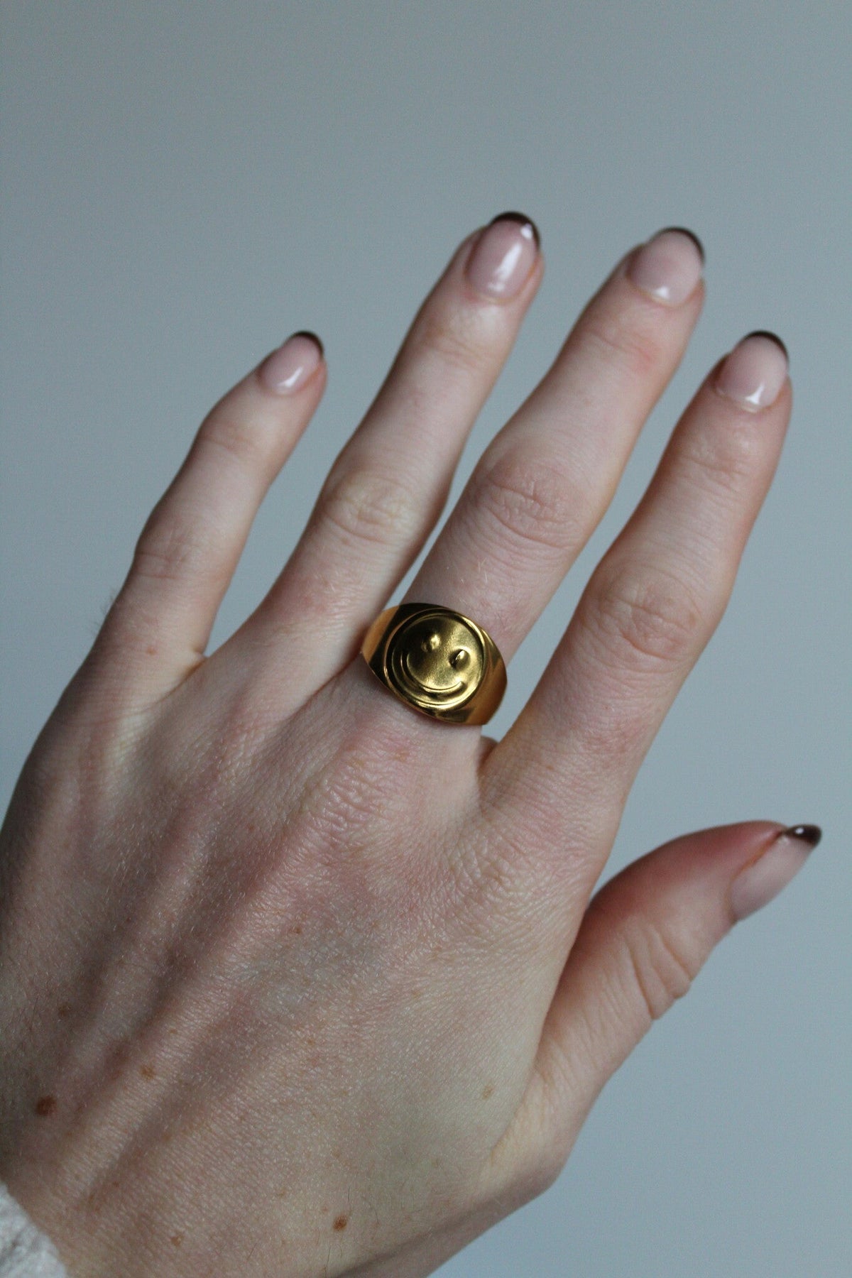 Smiles - Ring - Stainless Steel - Adjustable