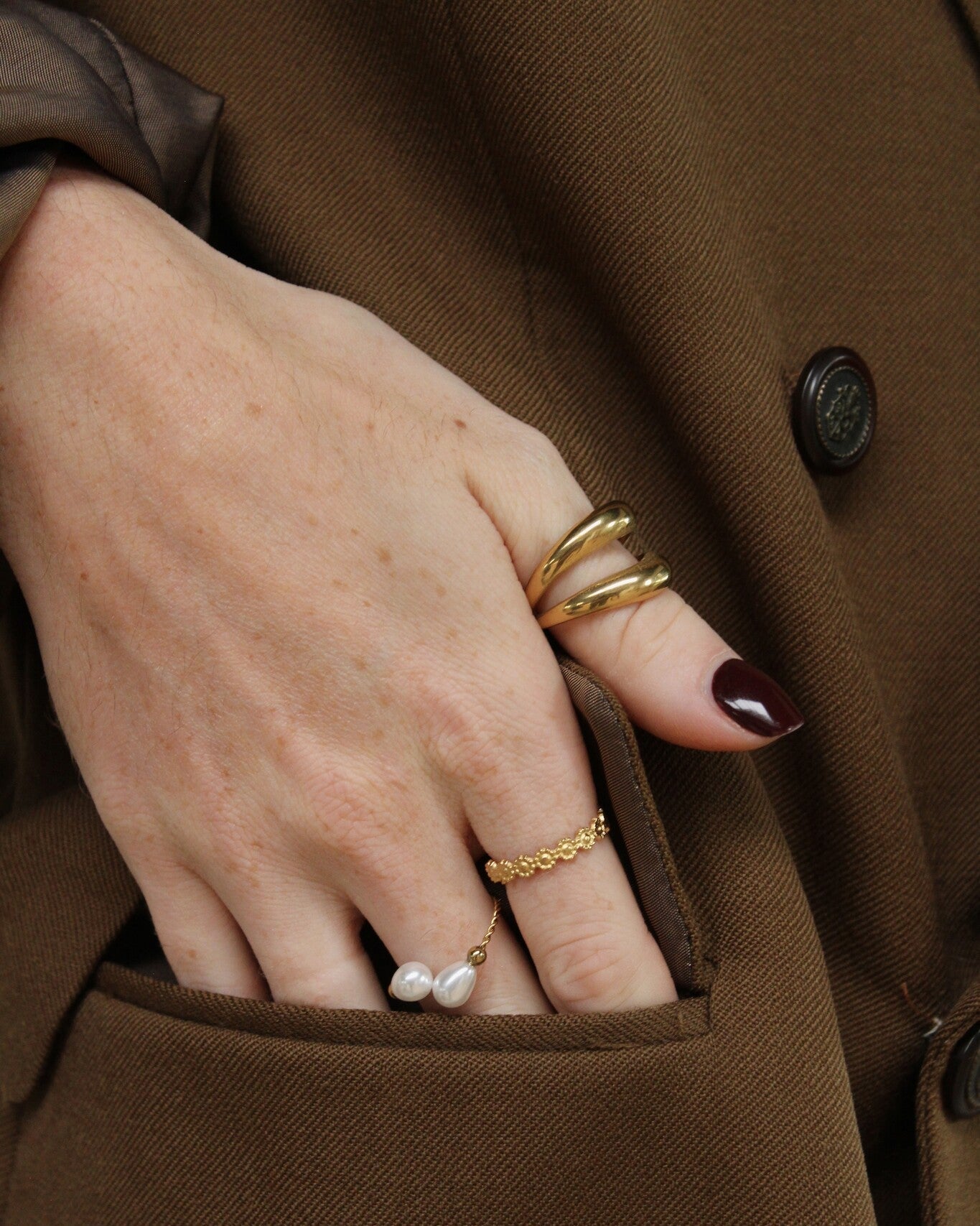 Stiene - Ring - Stainless Steel - Adjustable