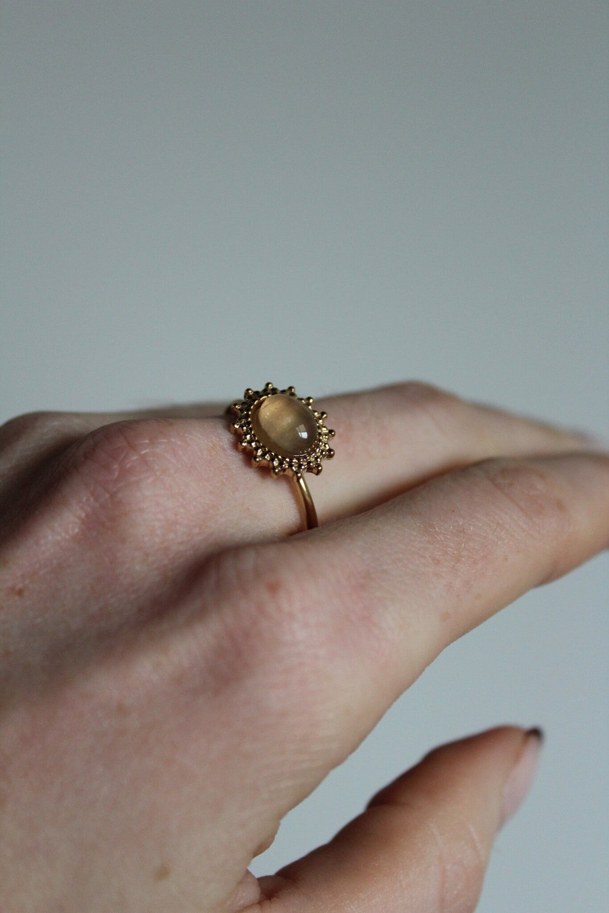 Jolie - Ring - Natural Stone - Stainless Steel