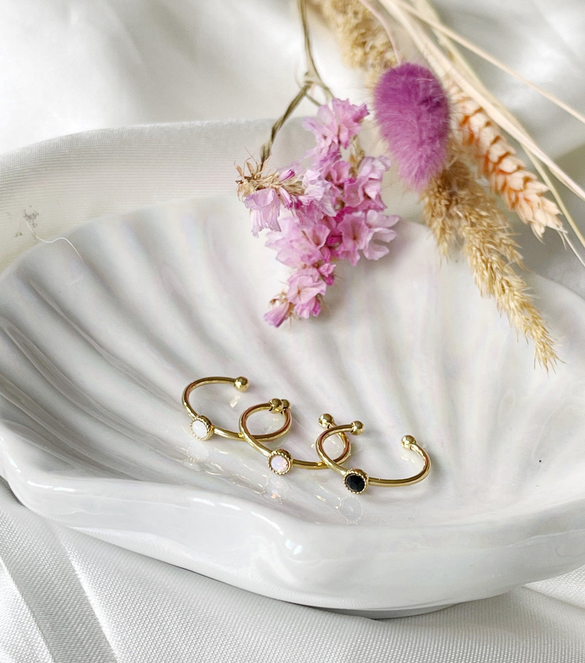 Strass - Ring - Stainless Steel - Adjustable