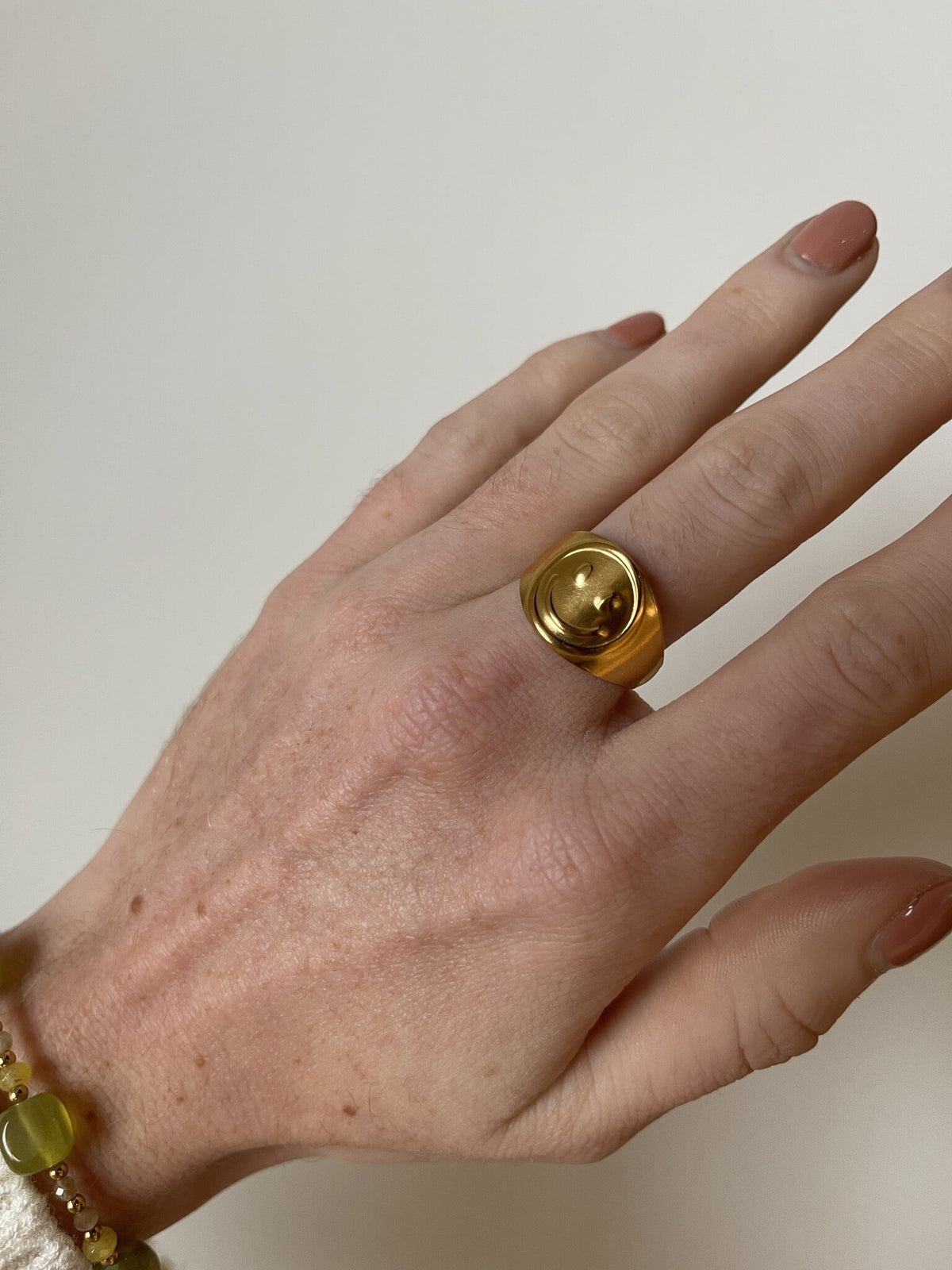 Smiles - Ring - Stainless Steel - Adjustable