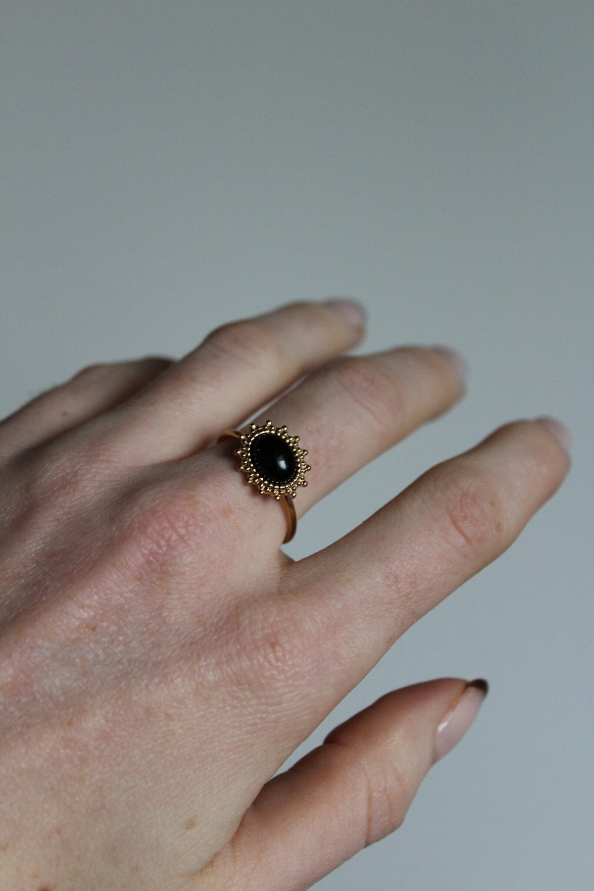 Jolie - Ring - Natural Stone - Stainless Steel