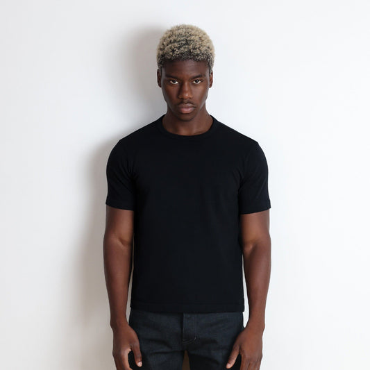 Los Feliz Crop Muscle Tee II | Heavyweight | 13.5oz - Classic Black