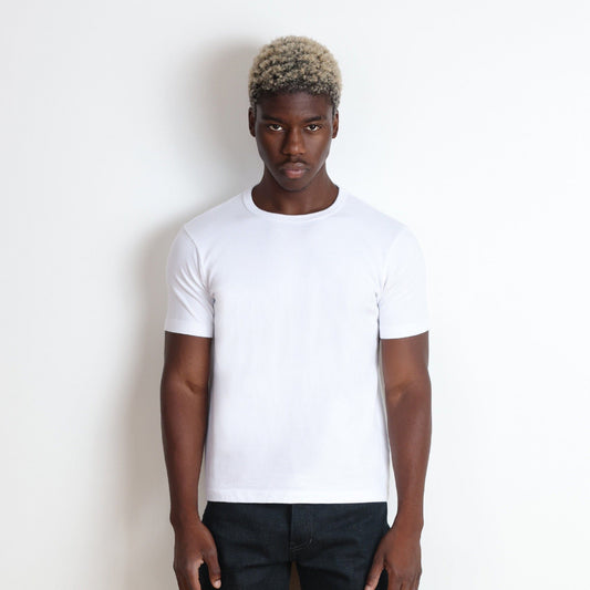 Los Feliz Crop Muscle Tee II | Heavyweight | 13.5oz - Classic White