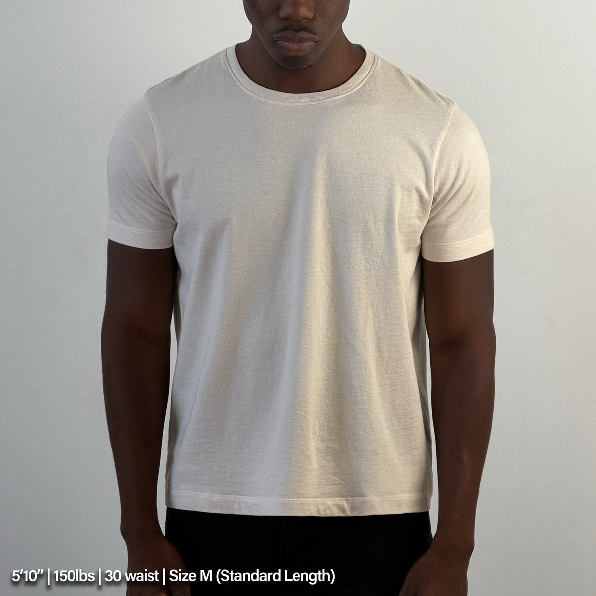 Los Feliz Crop Muscle Tee II - Natural Cream