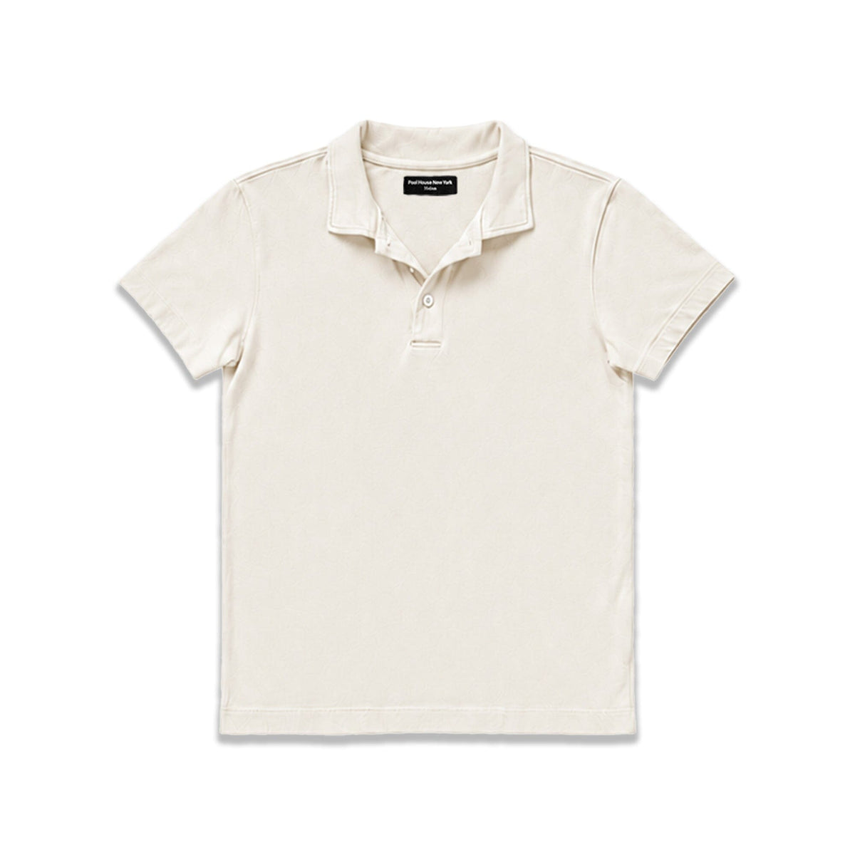 Los Feliz Crop Muscle Polo | Heavyknit - Natural Cream