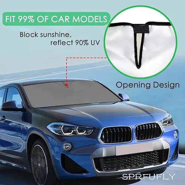 Cubierta plegable para parasol de parabrisas de coche