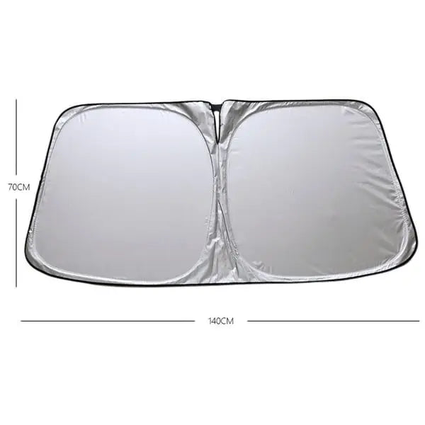 Cubierta plegable para parasol de parabrisas de coche