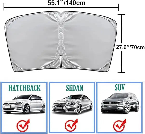 Cubierta plegable para parasol de parabrisas de coche