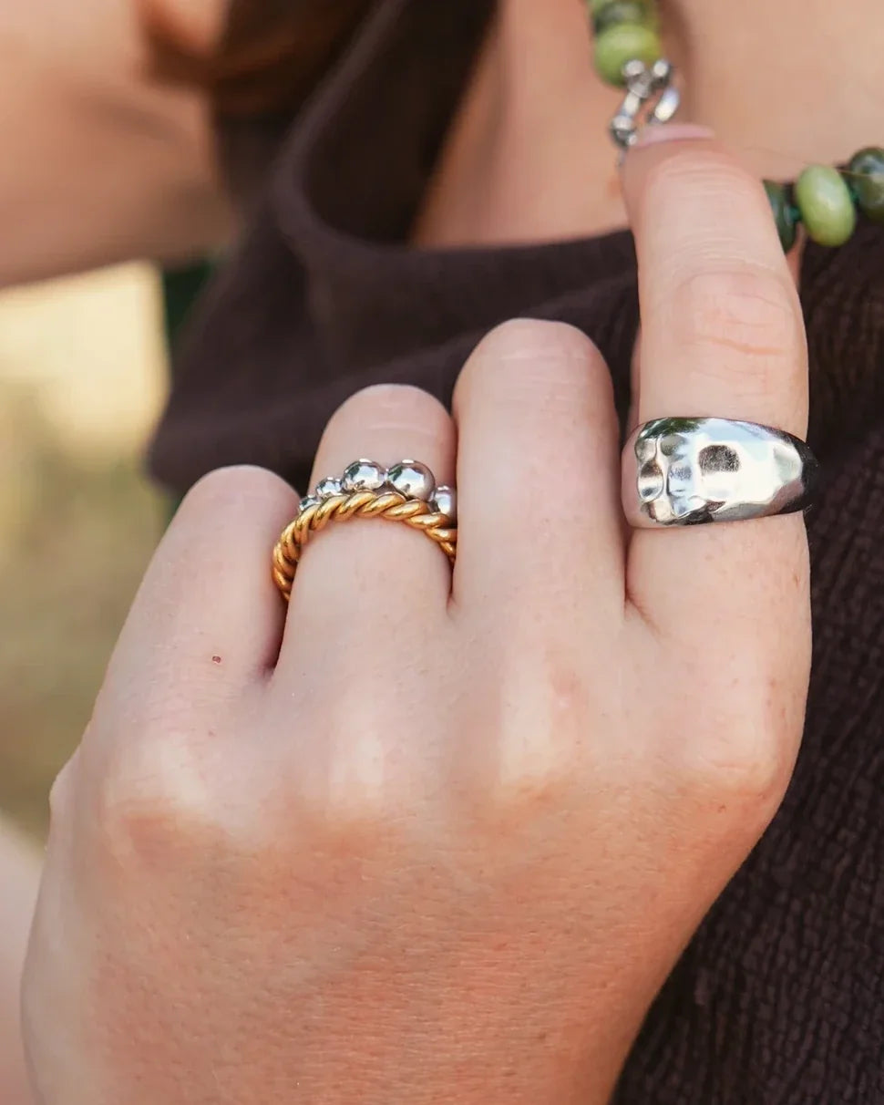 Yara - Ring - Stainless Steel - Adjustable
