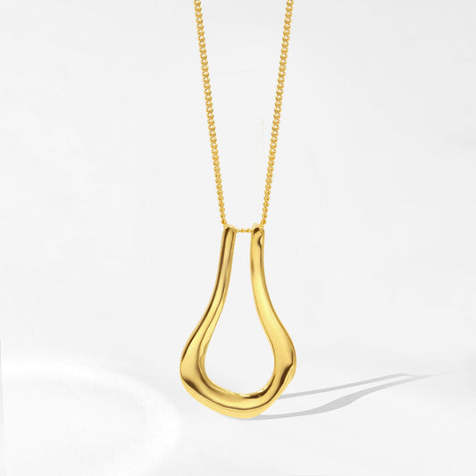 925 Sterling Silver Safina Ring Keeper Necklace