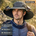 🔥Summer Hot Sale 49% OFF⚡2026 New Ultralight Solar Fan Sun Hat🎁Lighter Than a Baseball!⚾(Only 11oz)