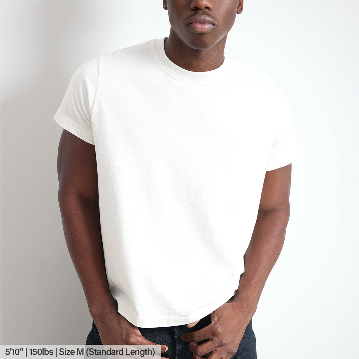 Silverlake Crop Tee III | Boxy, Relaxed Fit - Natural Cream