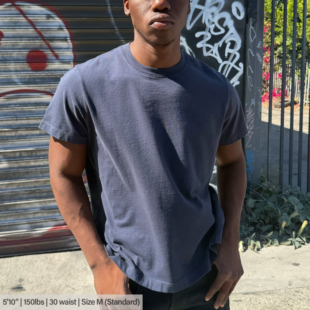 Silverlake Crop Tee III | Boxy, Relaxed Fit - Classic Black