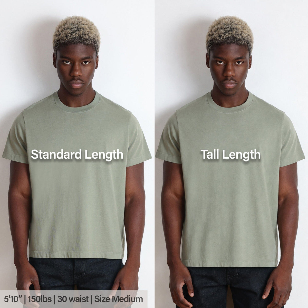 Silverlake Crop Tee III | Boxy, Relaxed Fit | Heavyweight Slub - Classic Black