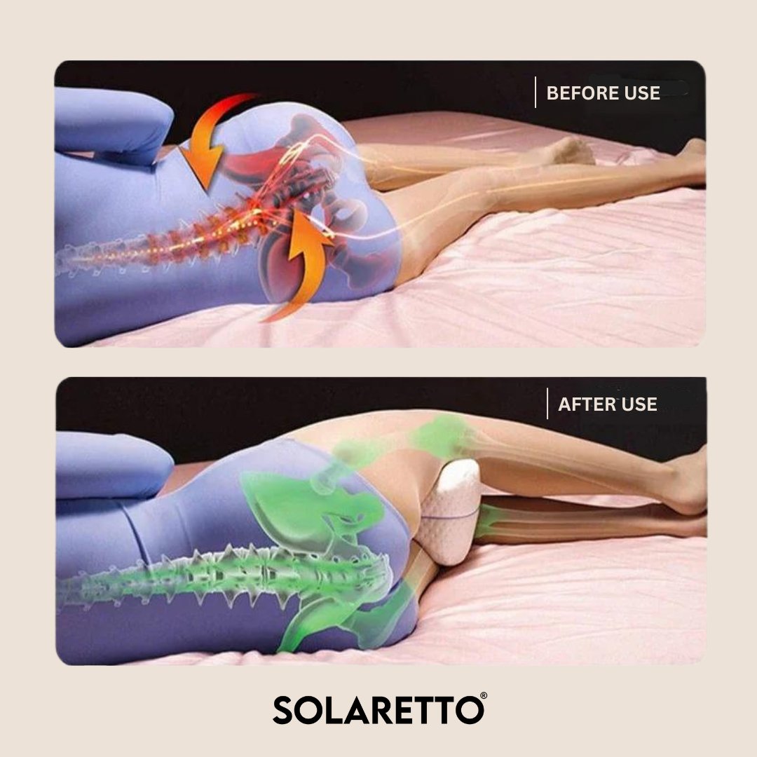 Orthopedic Memory Foam Knee Pillow for Side Sleepers
