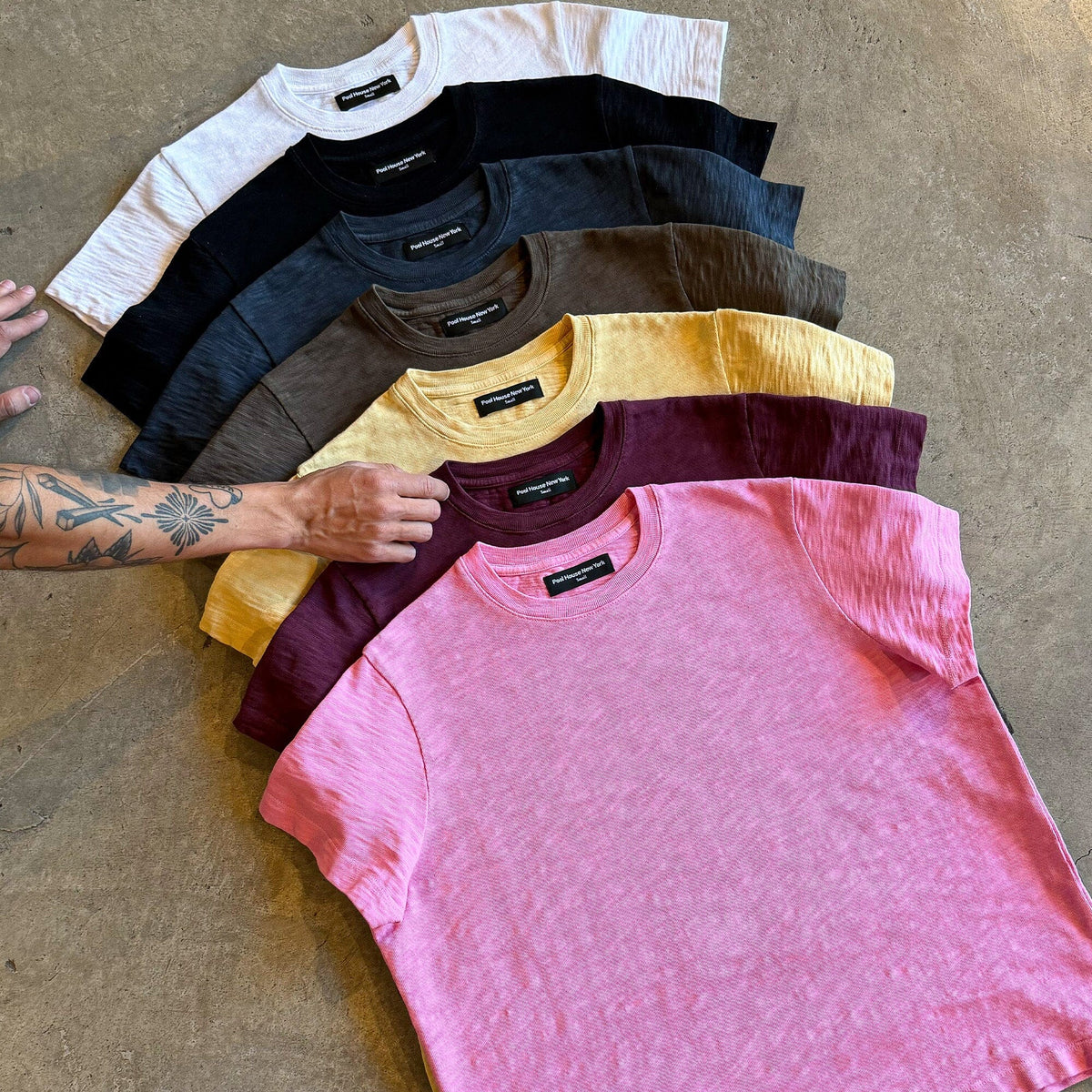 Silverlake Crop Tee III | Boxy, Relaxed Fit | Heavyweight Slub - Classic Black