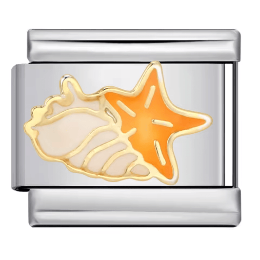 Starfish & Shell Charm