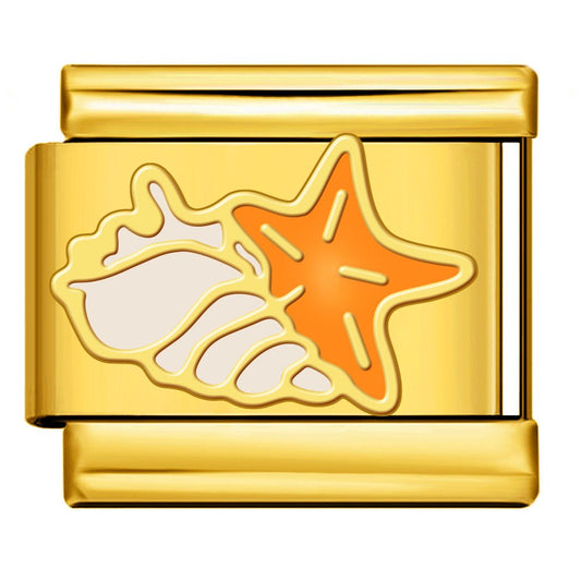 Starfish & Shell Charm