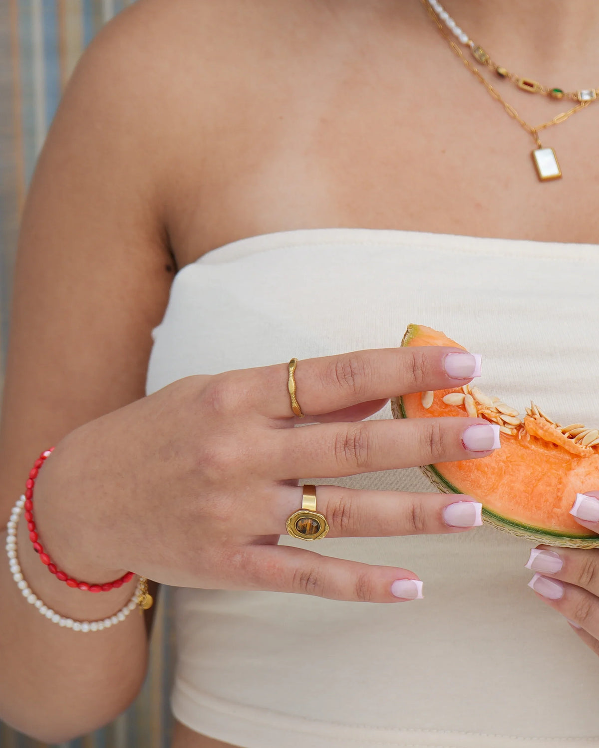 Grace - Ring - Stainless Steel - Adjustable