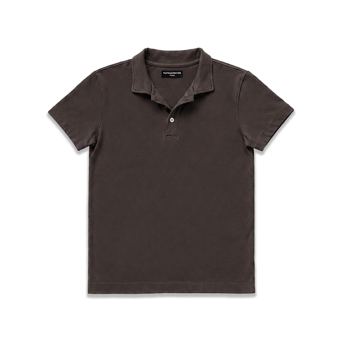 Los Feliz Crop Muscle Polo | Heavyknit - Tobacco Brown