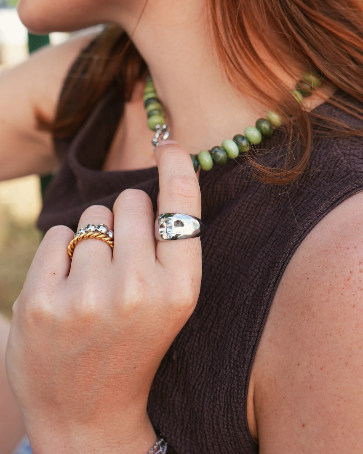 Sarita - Ring - Stainless Steel - Adjustable