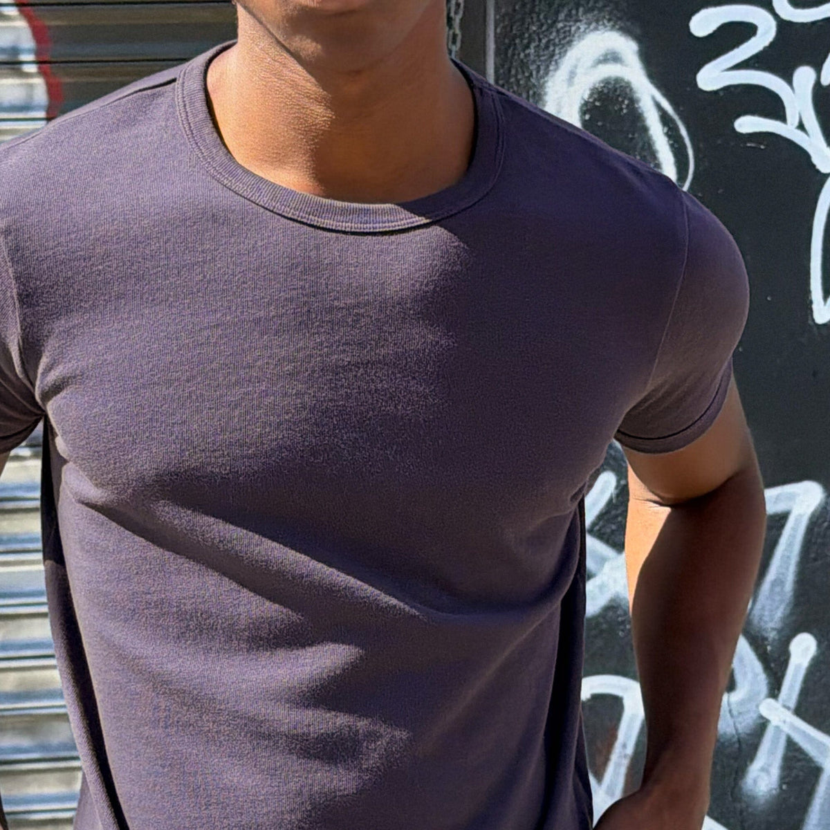Diego Muscle Tee | Heavyweight | 13.5oz | Vintage - Vintage Purple II