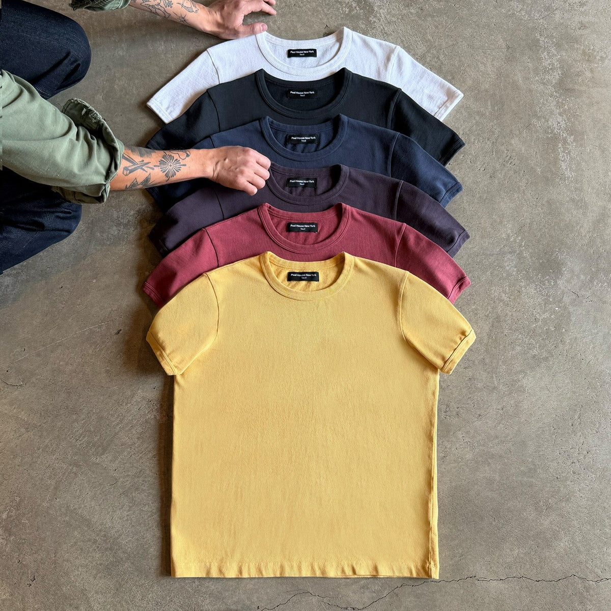 Diego Muscle Tee | Heavyweight | 13.5oz | Vintage - Butter Yellow