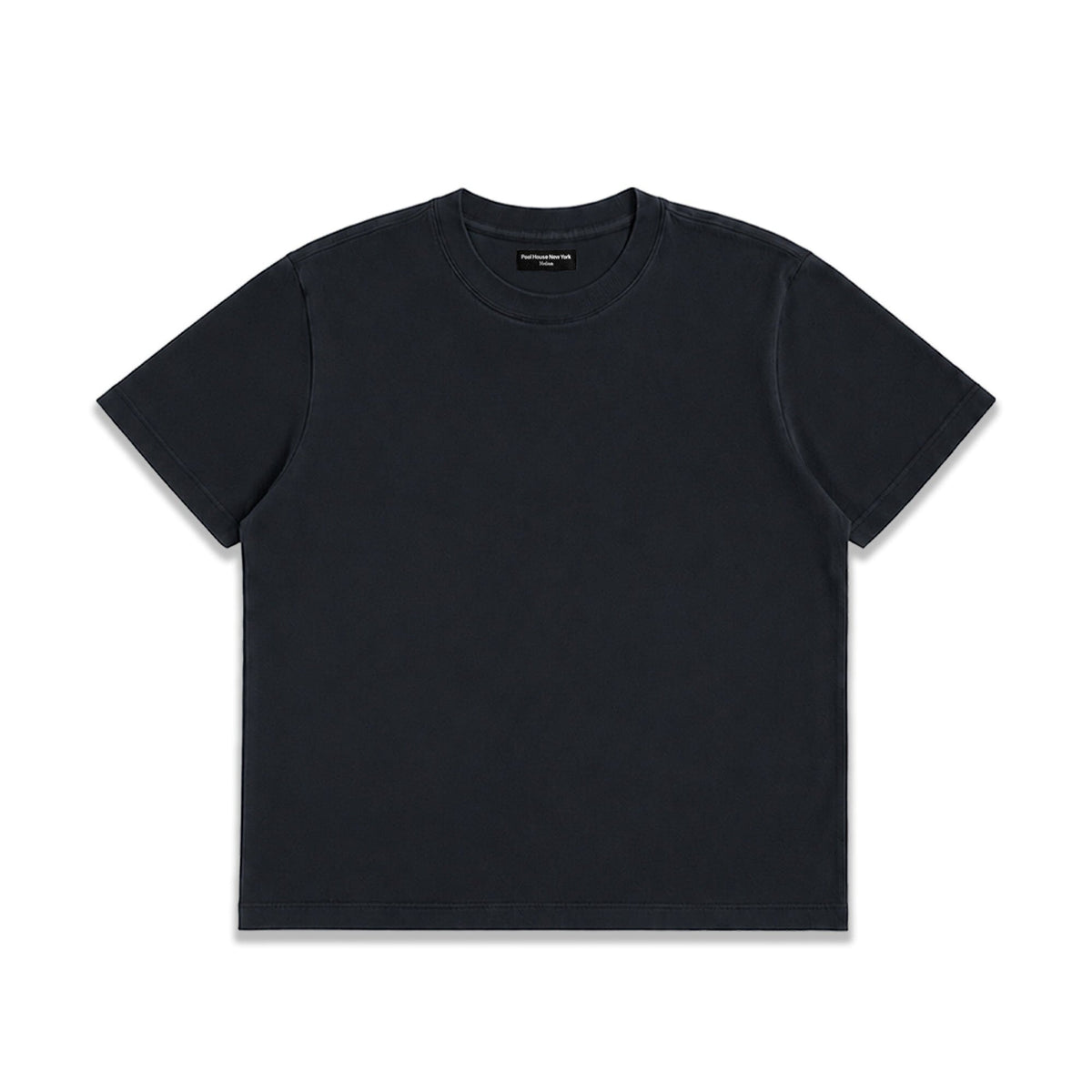 Silverlake Crop Tee III | Boxy, Relaxed Fit - Ash Black (Vintage)