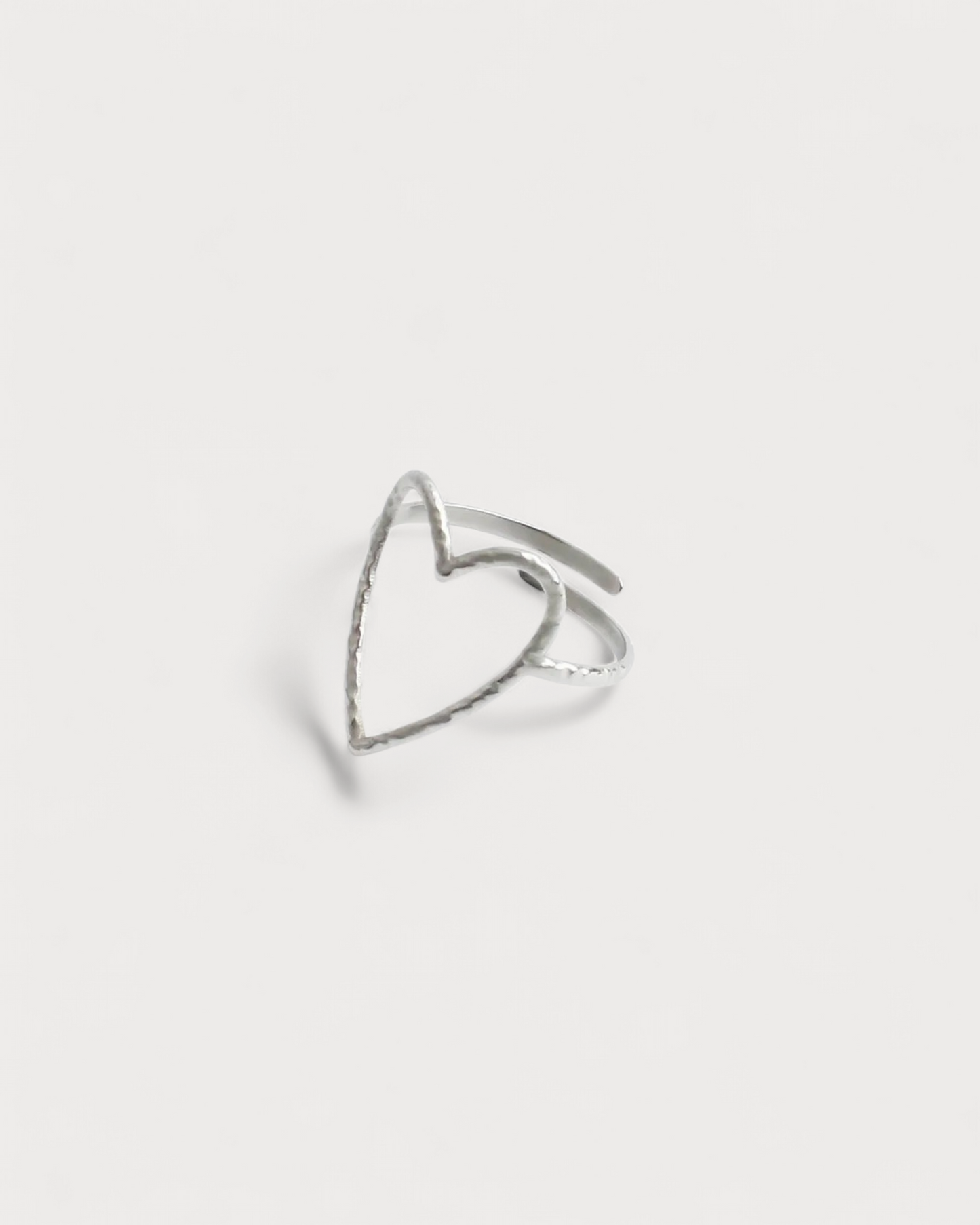 Amoureux - Ring - Stainless Steel - Adjustable