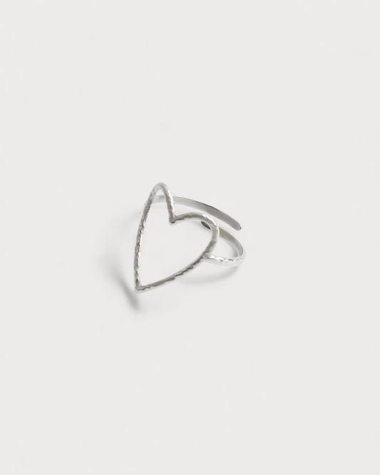 Amoureux - Ring - Stainless Steel - Adjustable